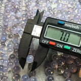 Natural Purple Jade Bead Sphere for Jewelry Making Pendant Earring Ring Bracelet