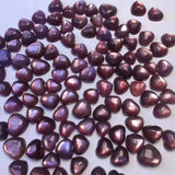 Natural Purple Lepidolite Heart for Pendant Earring Ring Reiki Healing Stone