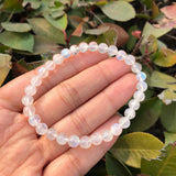 Natural Rainbow Moonstone Bracelet - High Crystal Healing Stone Jewelry