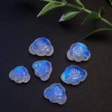 Fengbaowu Natural Rainbow Moonstone Ruyi Jewelry Making DIY Accessories