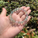 Rainbow Fluorite Bracelet Crystal Quartz Healing Stone Women Jewelry