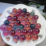 Natural Rainbow Fluorite Sphere Ball for Jewelry Making