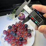 Natural Rainbow Fluorite Sphere Ball for Jewelry Making