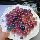 Natural Rainbow Fluorite Sphere Ball for Jewelry Making