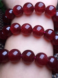 1 Pc Red Strawberry Quartz Bracelet Healing Stone Women Jewelry Gift