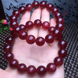 1 Pc Red Strawberry Quartz Bracelet Healing Stone Women Jewelry Gift