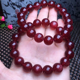 1 Pc Red Strawberry Quartz Bracelet Healing Stone Women Jewelry Gift