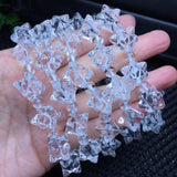 Natural Rock Quartz Merkaba Bracelet Crystal Reiki Healing Stone Jewelry