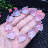 Rose Quartz Shoe-shaped Ingot Bracelet Crystal Healing Stone