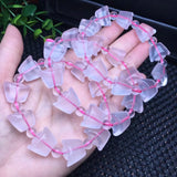 Rose Quartz Shoe-shaped Ingot Bracelet Crystal Healing Stone