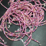 Fengbaowu Ruby Chain Bracelet Cube Beads 925 Silver Jewelry