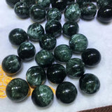 1 Pc Seraphinite Sphere Ball DIY Pendant Crystal Healing Stone Home Decor