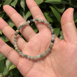 Fengbaowu Smaragdite Bracelet Beads Crystal Healing Stone Jewelry