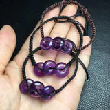 Natural Stone Amethyst Donut Bracelet Jewelry Gift For Women