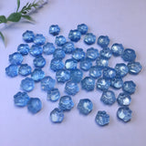 Natural Aquamarine Cat Paw Stone for Jewelry Making