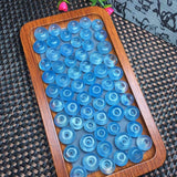Aquamarine Stone Donut for DIY Jewelry Making