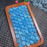 Aquamarine Stone Donut for DIY Jewelry Making