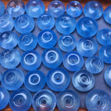 Aquamarine Stone Donut for DIY Jewelry Making