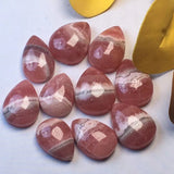 Natural Stone Argentina Rhodochrosite Water Drop Pendant