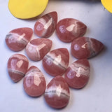 Natural Stone Argentina Rhodochrosite Water Drop Pendant