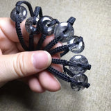 Fengbaowu Rutilated Quartz Donut Bracelet Gift