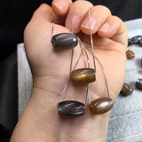 Sunstone Barrel Bead Necklace Pendant 925 Sterling Silver Jewelry