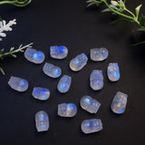 Natural Stone Moonstone Pixiu Crystal Carved Figurine Gift Jewelry