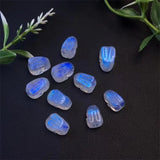 Fengbaowu Moonstone Rabbit Jewelry Making Pendant Earring Bracelet