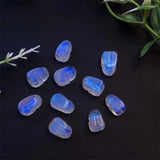 Fengbaowu Moonstone Rabbit Jewelry Making Pendant Earring Bracelet
