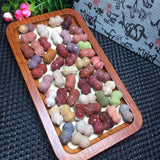 1 Pc Fengbaowu Agate Peanut Jewelry Making Crystal Gift