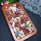 1 Pc Fengbaowu Agate Peanut Jewelry Making Crystal Gift