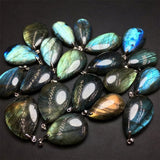 Fengbaowu Labradorite Pendant 925 Silver High Fashion Jewelry
