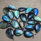 Fengbaowu Labradorite Pendant 925 Silver High Fashion Jewelry