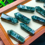 Seraphinite Tower Reiki Healing Stone Home Decoration