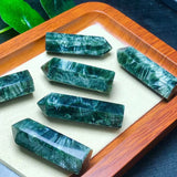Seraphinite Tower Reiki Healing Stone Home Decoration
