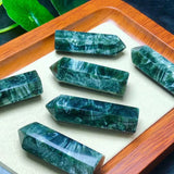 Seraphinite Tower Reiki Healing Stone Home Decoration