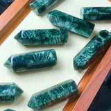 Seraphinite Tower Reiki Healing Stone Home Decoration