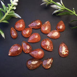Natural Sunstone Water Drop Pendant DIY Jewelry Gift Women