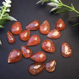 Natural Sunstone Water Drop Pendant DIY Jewelry Gift Women