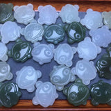 1 Pc Hetian Jade Nephrite Panda Jewelry Making DIY Accessories