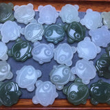 1 Pc Hetian Jade Nephrite Panda Jewelry Making DIY Accessories
