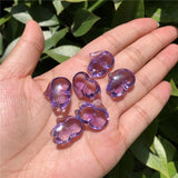 Amethyst Fox Pendant Crystal Carved Animal Figurine Gift Jewelry For Women