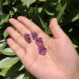 1 Pc Amethyst Starfish DIY Pendant Earrings Crystal Gift Jewelry