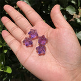 1 Pc Amethyst Starfish DIY Pendant Earrings Crystal Gift Jewelry