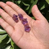 1 Pc Amethyst Starfish DIY Pendant Earrings Crystal Gift Jewelry