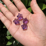 1 Pc Amethyst Starfish DIY Pendant Earrings Crystal Gift Jewelry