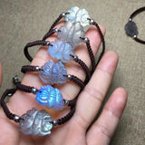 Labradorite Butterfly Bracelet 925 Silver Bead Gift