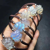 Labradorite Butterfly Bracelet 925 Silver Bead Gift