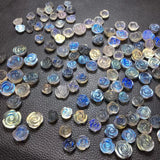 Labradorite Rose Flower DIY Earring Pendant Ring Crystal Gift Jewelry