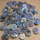 Labradorite Rose Flower Jewelry Making Pendant Bracelet Crystal Gift